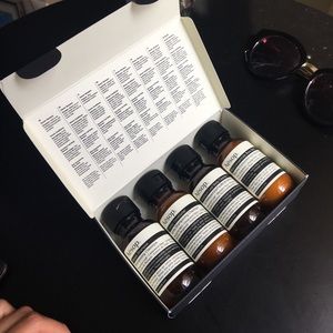Aesop 4 piece travel kit. Arrival kit